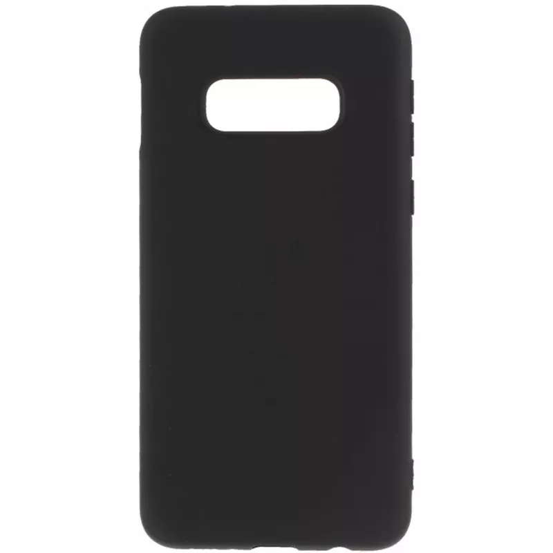 Evelatus Samsung Galaxy S10e Nano Silicone Case Soft Touch TPU Black