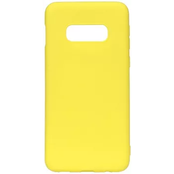 Evelatus Samsung Galaxy S10e Nano Silicone ümbris Soft Touch TPU kollane
