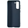Evelatus Samsung Galaxy S21 FE Nano Silicone Case Soft Touch TPU Blue