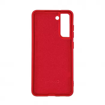 Evelatus Samsung Galaxy S21 Nano Silikoonist ümbris Soft Touch TPU punane