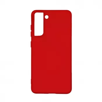 Evelatus Samsung Galaxy S21 Nano Silikoonist ümbris Soft Touch TPU punane