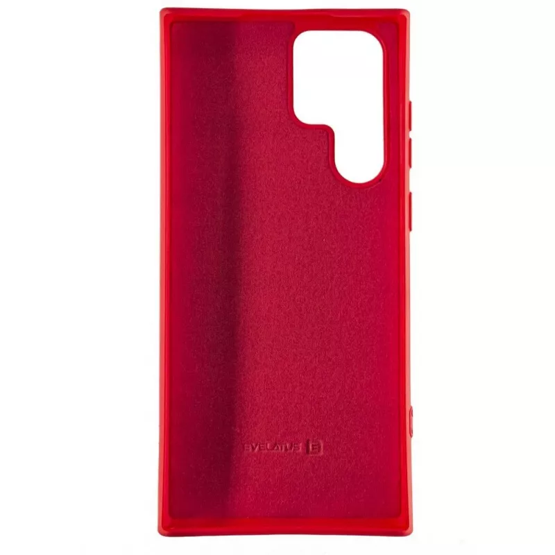 Evelatus Samsung Galaxy S22 Ultra Premium pehme puudutusega silikoonist ümbris hiina punane