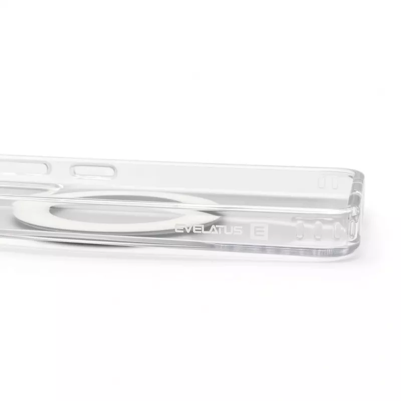 Evelatus Samsung Galaxy S26 hübriidkate MagSafe PC+TPU 360 metallaluse läbipaistev