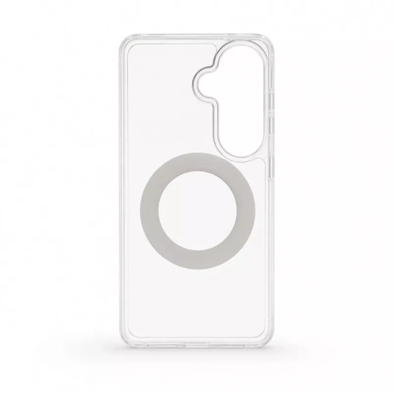 Evelatus Samsung Galaxy S26 hübriidkate MagSafe PC+TPU 360 metallaluse läbipaistev