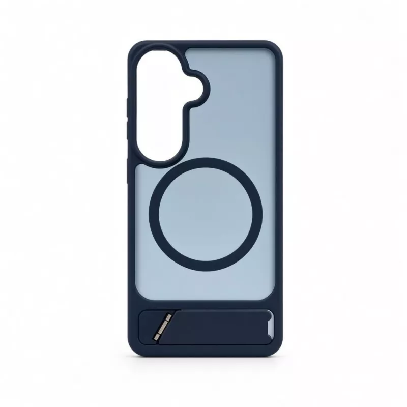 Evelatus Samsung Galaxy S26 kummikattega MagSafe ümbris alusega tumesinine