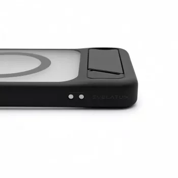 Evelatus Samsung Galaxy S26 kummikattega MagSafe alusega ümbrise must