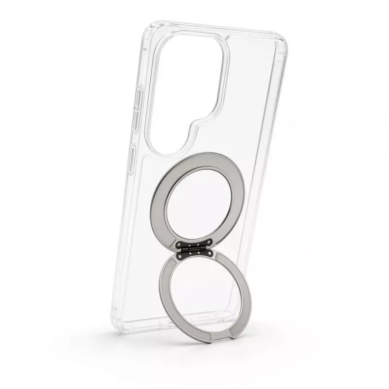 Evelatus Samsung Galaxy S26 Ultra hübriidkate MagSafe PC+TPU 360 metallaluse läbipaistev