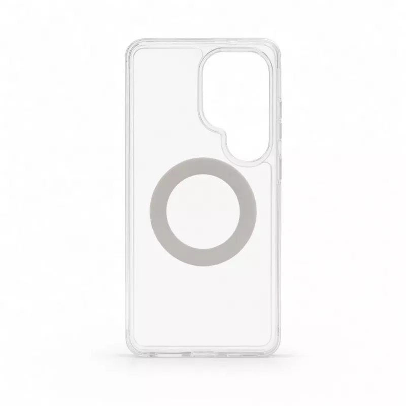 Evelatus Samsung Galaxy S26 Ultra hübriidkate MagSafe PC+TPU 360 metallaluse läbipaistev