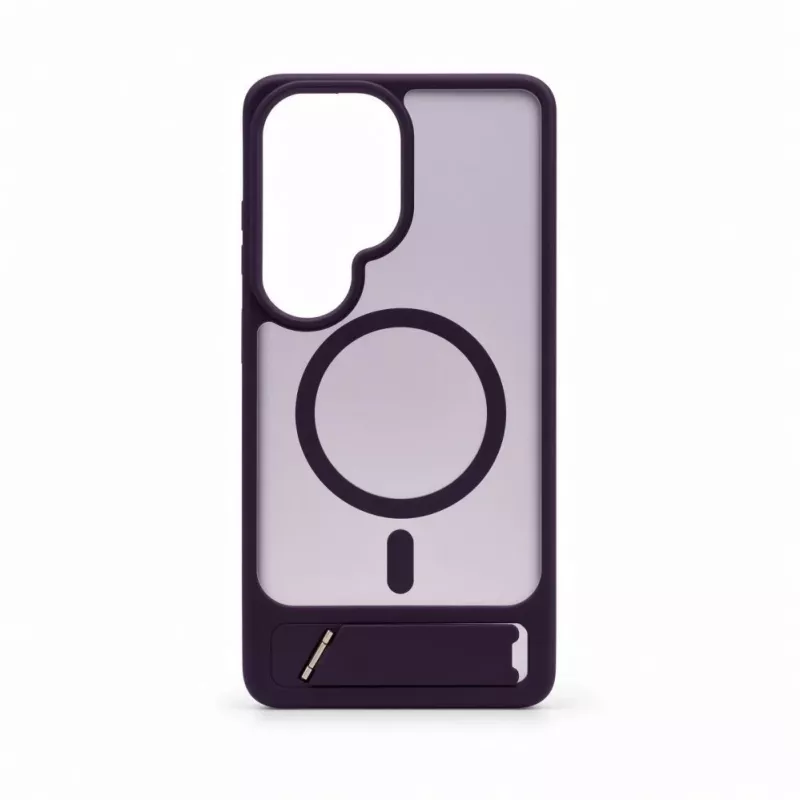 Evelatus Samsung Galaxy S26 Ultra kummikattega MagSafe-ümbris alusega - lilla