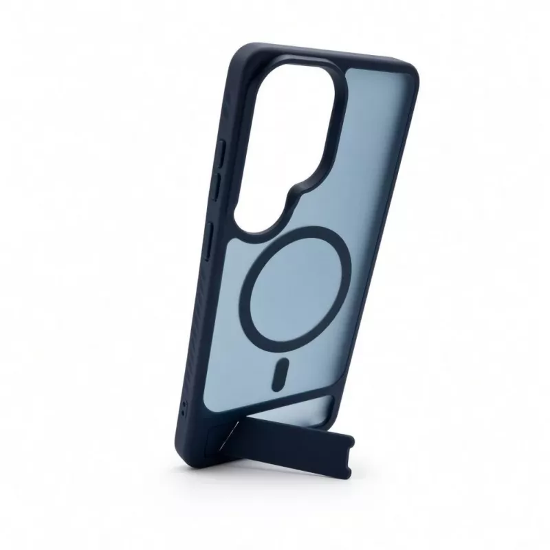 Evelatus Samsung Galaxy S26 Ultra kummikattega MagSafe alusega ümbris tumesinine