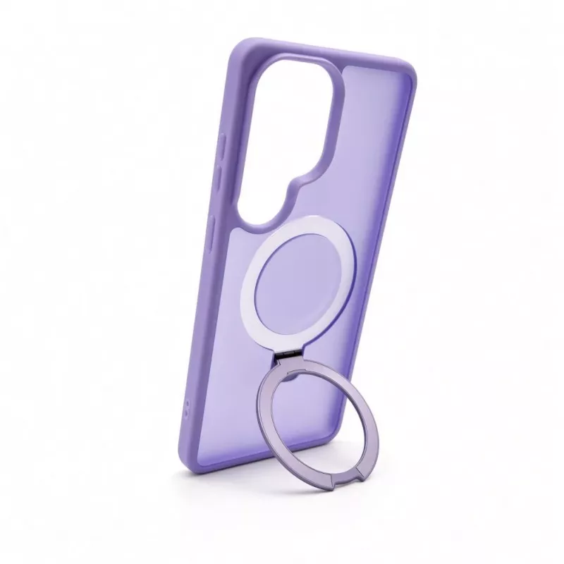 Evelatus Samsung Galaxy S26 Ultra Shield-kate MagSafe ja alusega, matt rõngas lavendel lilla