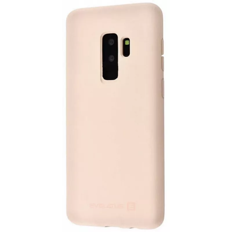Evelatus Samsung Galaxy S9 Plus Nano Silicone Case Soft Touch TPU Pink Sand