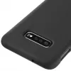 Evelatus Samsung S10e Premium pehme puudutusega silikoonist ümbris must