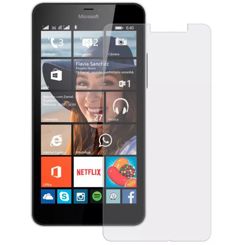 Evelatus Screen Protector Tempered Glass for Microsoft Lumia 640 XL