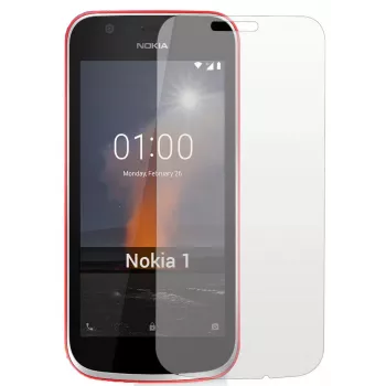EVELATUS Tempered Glass Screen Protector for Nokia 1 (2018) - 9H Hardness, 0.33mm, 2.5D Curved Edges, Anti-Scratch, Oleophobic Coating