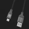 Evelatus USB-A to Lightning kaabel 1,2m (MFi11CL) alumiiniumkorpusega punutud must