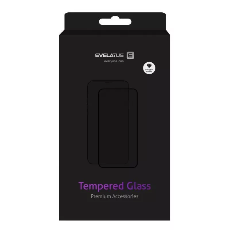 Evelatus Xiaomi Mi 9 2.5D Full Cover Japan Glue Glass Anti-Static Screen Protector
