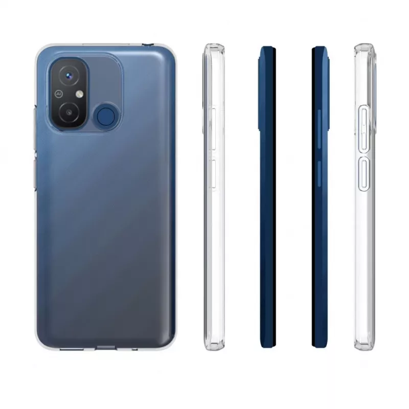 Evelatus Xiaomi Redmi 12C läbipaistev silikoonist tagakaas 1,5 mm TPU