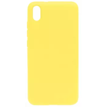 Evelatus Xiaomi Redmi 7A Nano Silikoonkate Pehme Puudutusega TPU Kollane