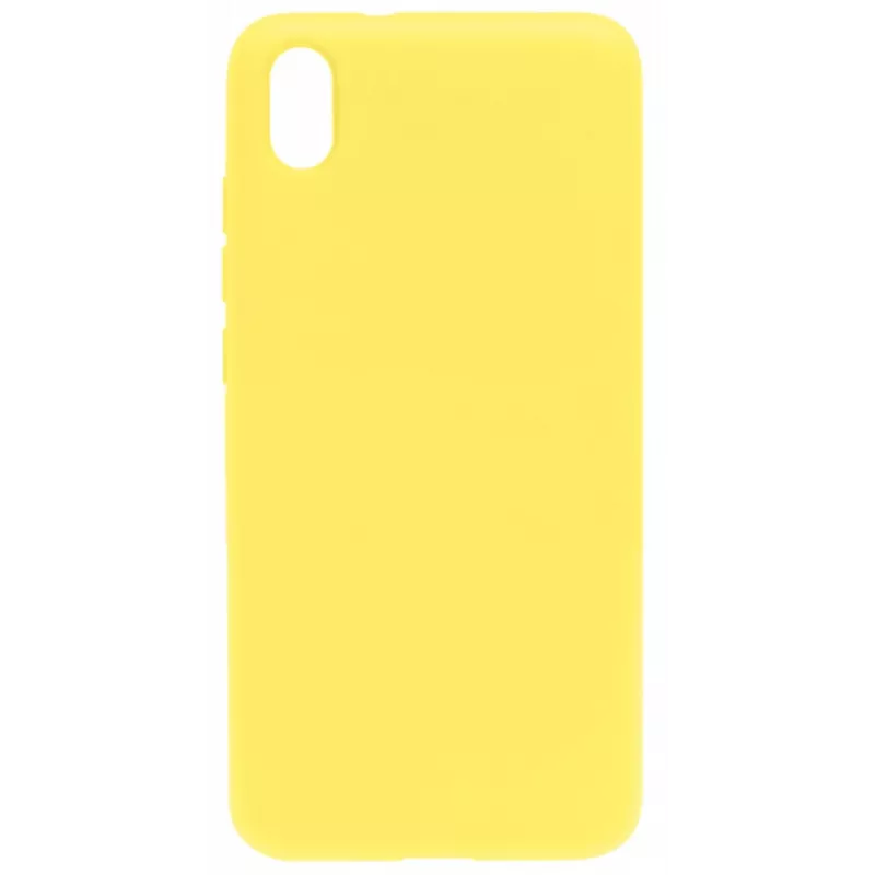 Evelatus Xiaomi Redmi 7A Nano Silikoonkate Pehme Puudutusega TPU Kollane