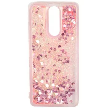 Evelatus Xiaomi Redmi 8 Shining Quicksand Case Pink