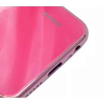 Evelatus Xiaomi Redmi 8 Water Ripple Gradient Color Anti-Explosion Tempered Glass Case Gradient Yellow-Pink