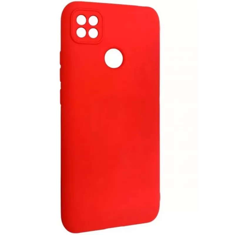 Evelatus Xiaomi Redmi 9C / 10A Soft Touch Silicone Case Red