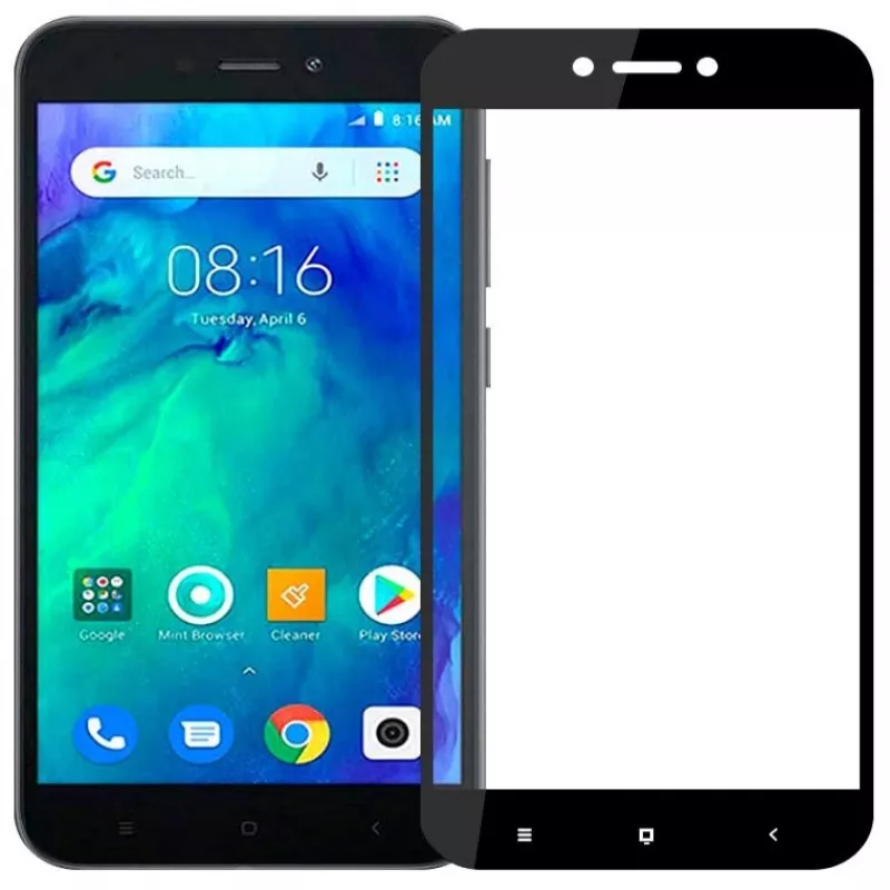 Evelatus Xiaomi Redmi Go 2.5D täiskatte Jaapani liimiga klaasist antistaatiline ekraanikaitse