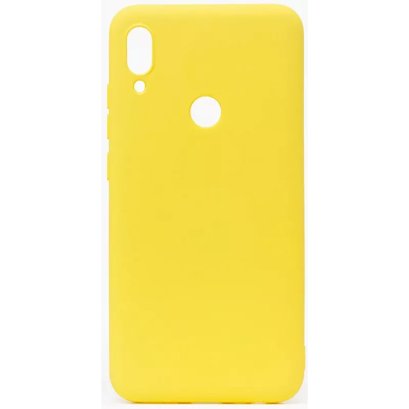 Evelatus Xiaomi Redmi Note 7 Nano Silicone Case Soft Touch TPU Yellow