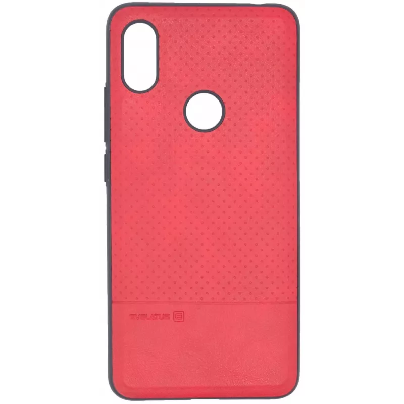 Evelatus Xiaomi Redmi S2 TPU Case 1 with Metal Plate (Magnetic Car Holder Compatible) Red