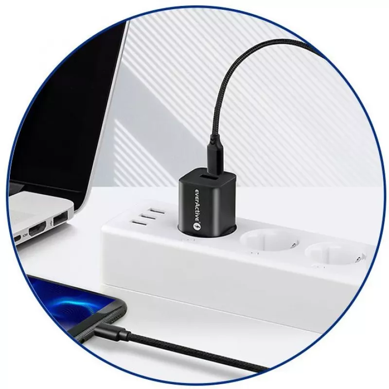 everActive CBB-1PD5 USB-C to USB-C kaabel 100W PD 5A 1m