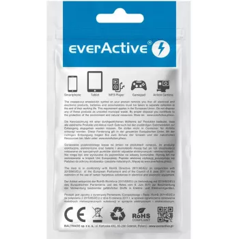 everActive CBB-2PDR USB-C to USB-C RGB LED Punutud kaabel 2m 3A 60W Must