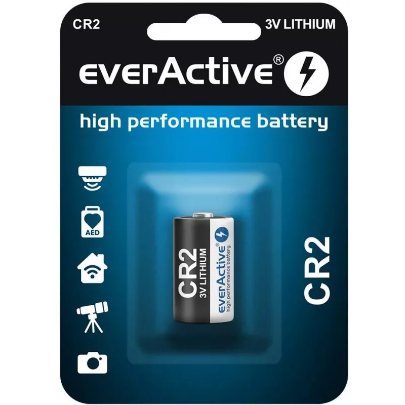 everActive CR2 liitiumpatarei 3V 850mAh (1-pakk blister)