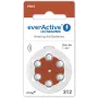 everActive ULTRASONIC 312 Kuuldeaparaadi Patareid (PR41, Tsink-Õhk, 1.45V, 170mAh, Elavhõbedavaba, 6-Pack Blister)