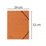 Exacompta Elastne Kaustik A4 Oranž Colorspan 355 g/m² ilma Klappideta