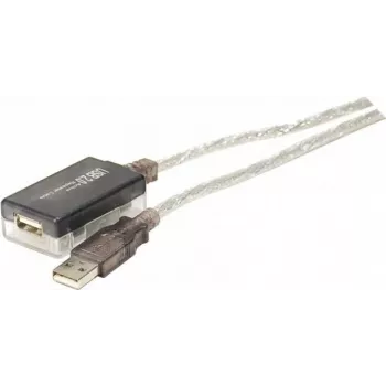 Exertis Connect 149213 USB 2.0 Type-A - Type-B kaabel, 1,8m, hall/läbipaistev
