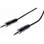 EXERTIS CONNECT 20m 3,5mm stereo-jacki helikaabel, isane-isane, must 108572