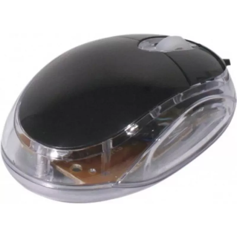 Exertis Connect 320300 Ambidextrous USB Optical Mouse, 800 DPI, must