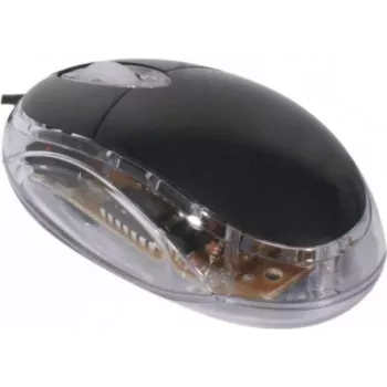 Exertis Connect 320300 Ambidextrous USB Optical Mouse, 800 DPI, must