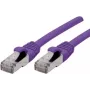 Exertis Connect 858516 Cat6a S/FTP paigalduskaabel, 1m, violetne, RJ45, 10Gbps, 500MHz