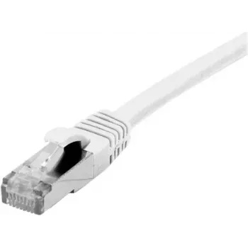 EXERTIS CONNECT Cat. 6 F/UTP paigalduskaabel, PoE, halogeenivaba, valge, 0,5 m, snagless 850883