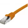 EXERTIS CONNECT CAT 6 F/UTP PoE halogeenivaba paigalduskaabel, oranž, 2,0 m, snagless 854423