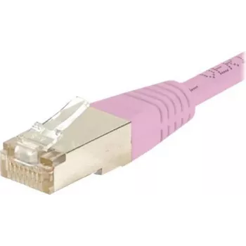 EXERTIS CONNECT CAT.6 S/FTP PiMF paigalduskaabel, roosa, 1,0 m, õhuke snagless-kaitsega otsik, LSZH 854480