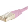 EXERTIS CONNECT CAT.6 S/FTP PiMF paigalduskaabel, roosa, 1,0 m, õhuke snagless-kaitsega otsik, LSZH 854480