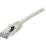 EXERTIS CONNECT Cat 6A S/FTP paigalduskaabel, 0,5m, hall, õhuke tõmbumiskaitse 858403