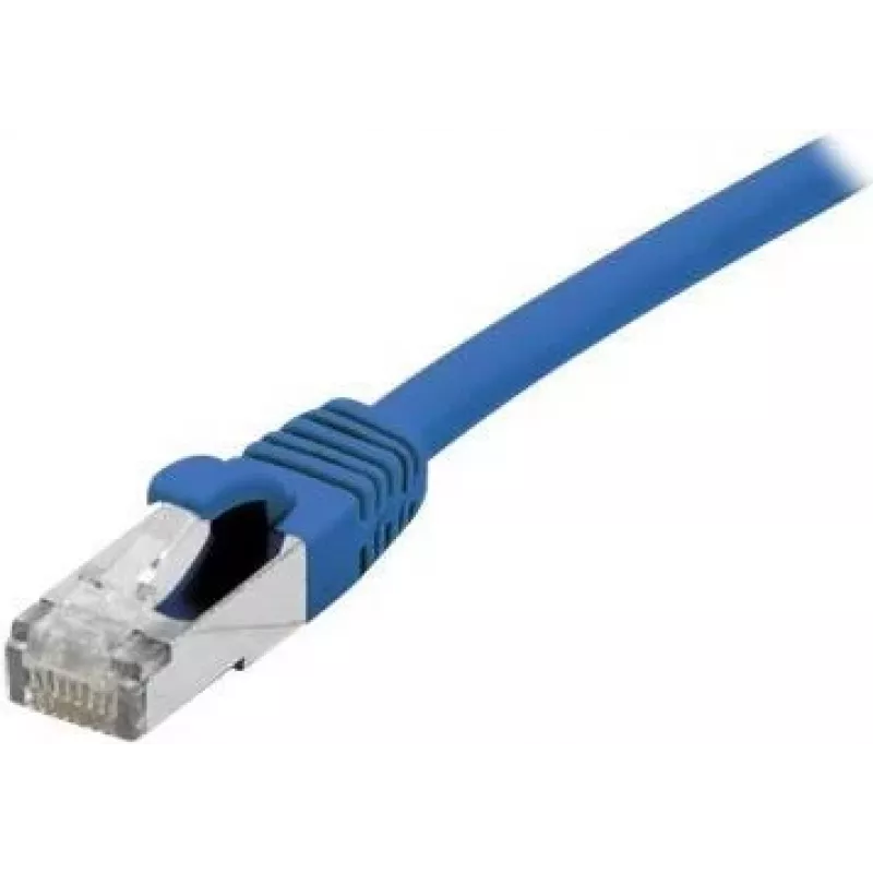 EXERTIS CONNECT Cat 6A S/FTP paigalduskaabel, sinine, 3,0 m, õhuke tõkestamata kaitsekate, LSZH 858455