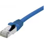 EXERTIS CONNECT Cat.6A S/FTP PiMF patch-kaabel, 1 m, sinine 858625