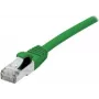 EXERTIS CONNECT Cat.6A S/FTP PiMF patch-kaabel, 2m, roheline, LSZH, 10Gbps, RJ45 858619