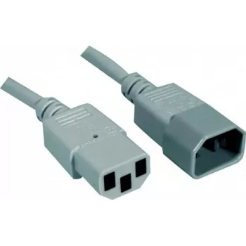 EXERTIS CONNECT IEC C14 - C13 toitekaabli pikendus, 1,8 m, hall, 10 A/250 V, H05VV-F 0,75 mm² 808140