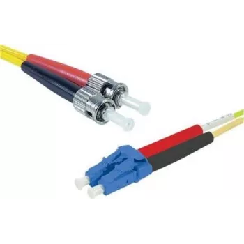 EXERTIS CONNECT ST/UPC - LC/UPC ühemoodiline duplex OS2 LSZH fiiber-patch-kaabel, 3m, kollane
